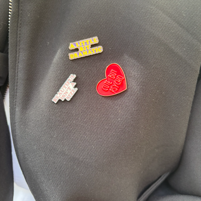 Lot de 3 pin’s messages fun & attitude