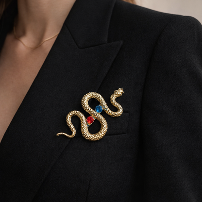 Broche Serpent Éclat