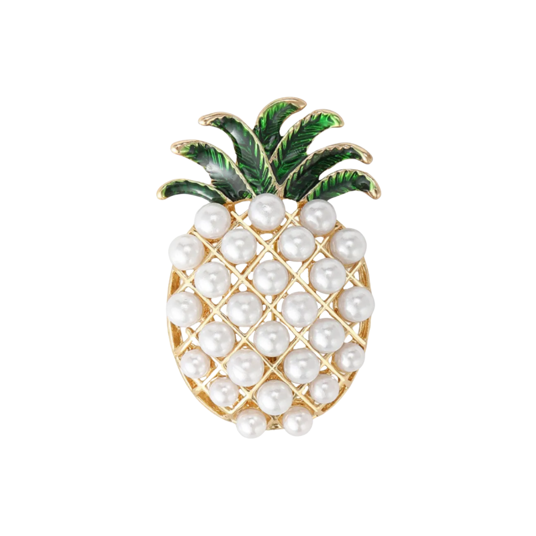 Broche Ananas Perlé